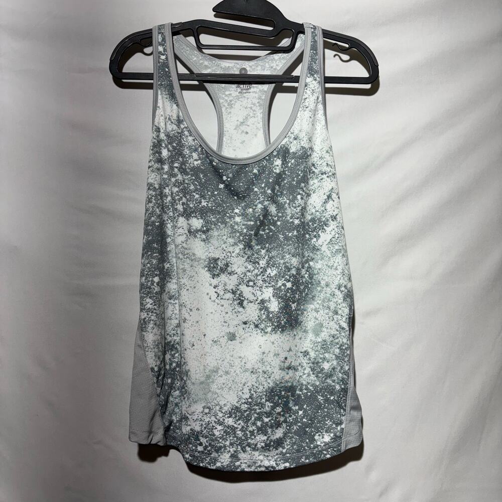 Old Navy Active Semi Fitted Tank Top Exercise Racerback Cloud Cover Athleisure